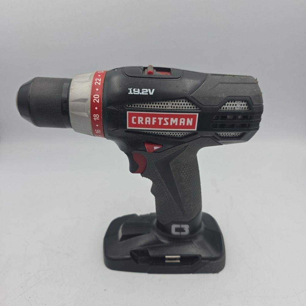 TESTED Craftsman C3 19.2v Volt 1/2" in. Drill/Driver 315.DD2101 Great Condition